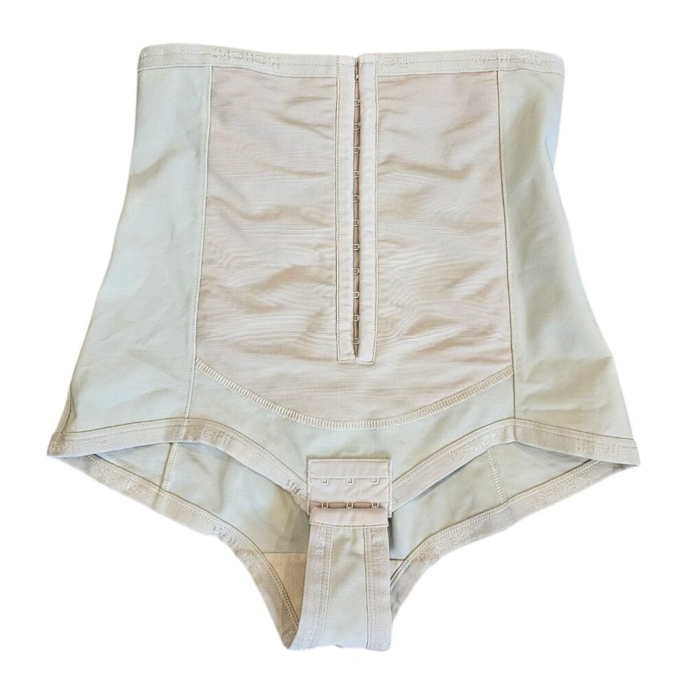 High-Waist Shapewear Brief - Cream Waist Cincher